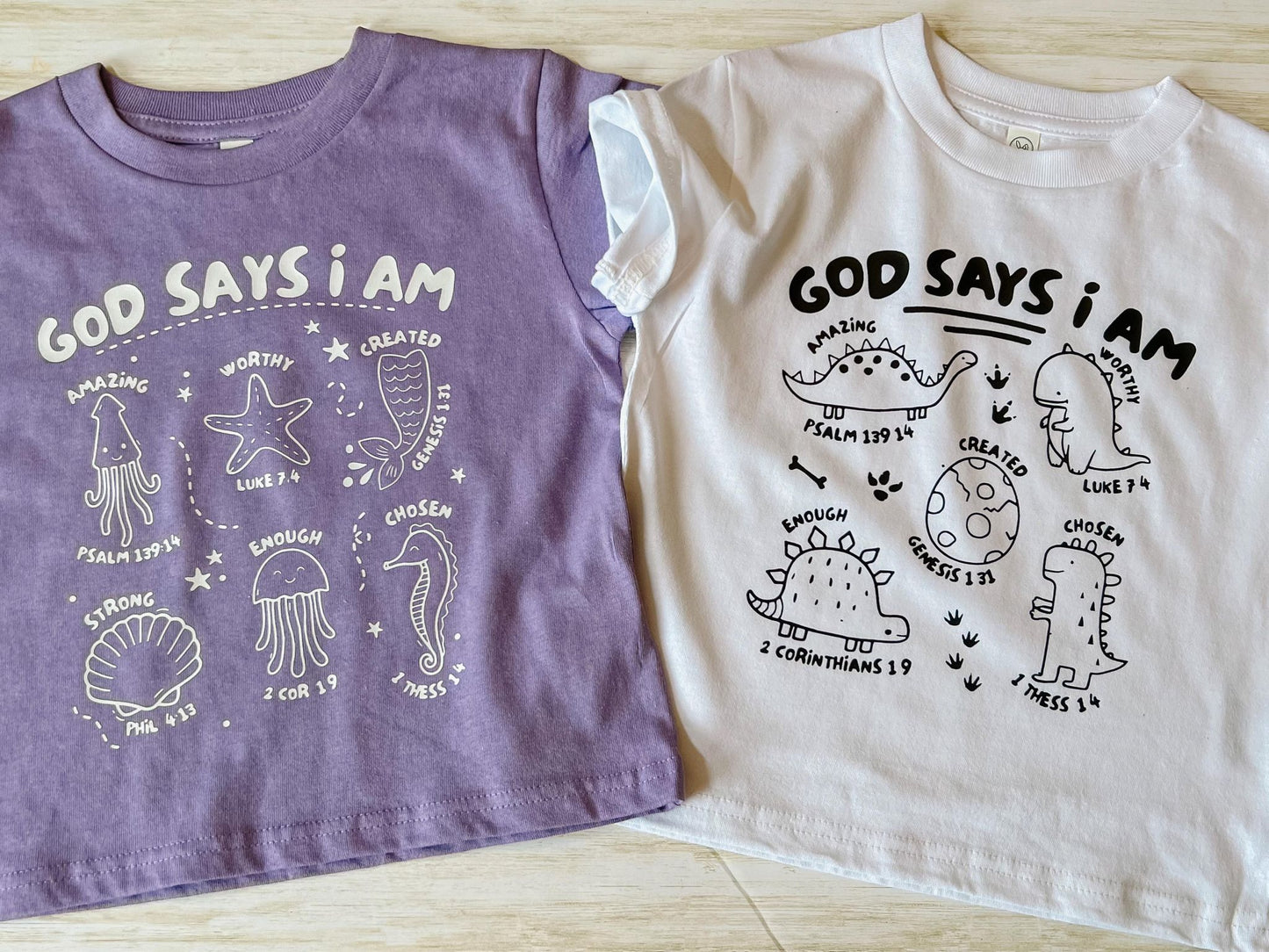 God Says I Am Tee (OCEAN)
