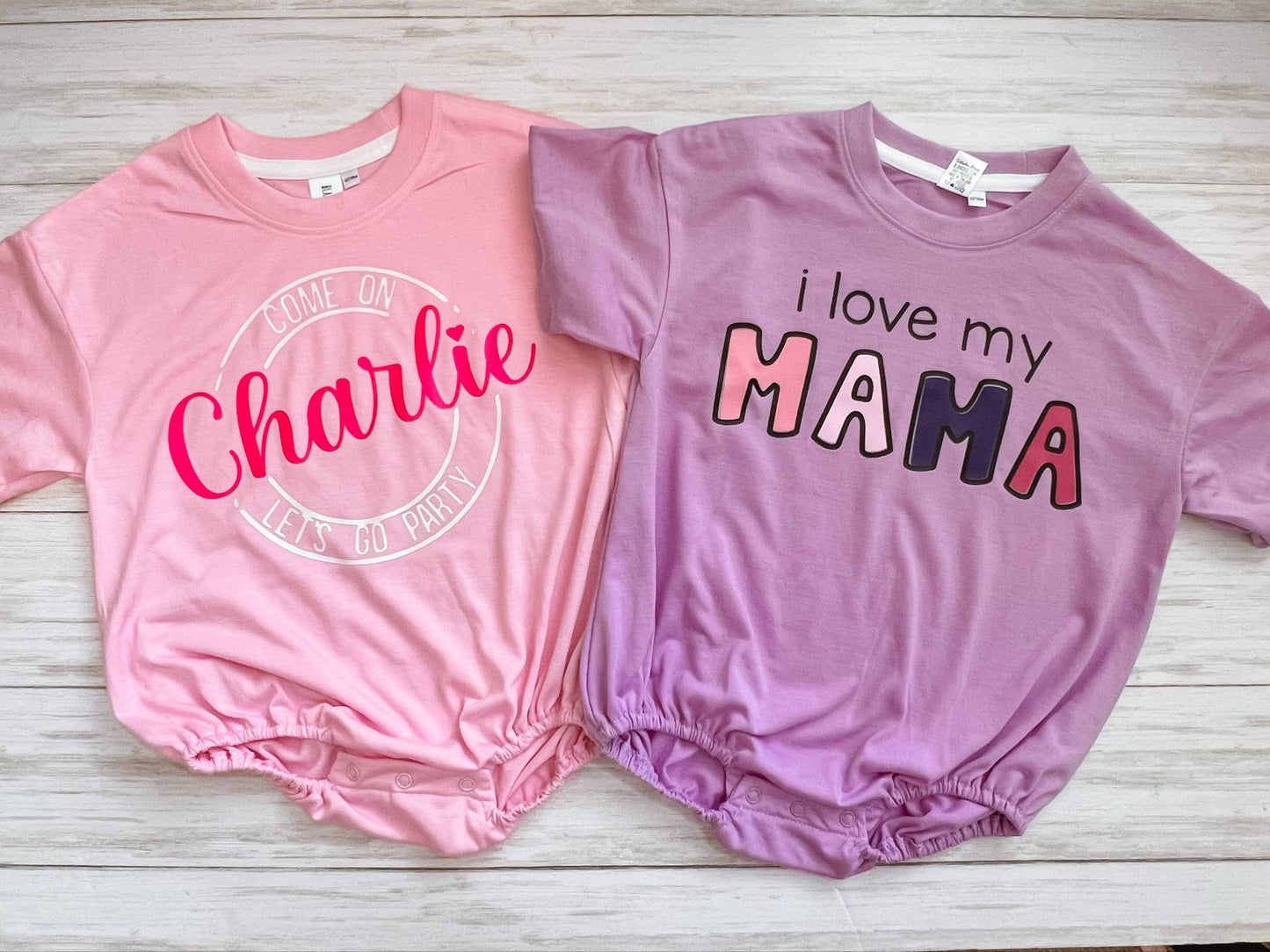 Barbie Inspired Bubble Romper + Tee
