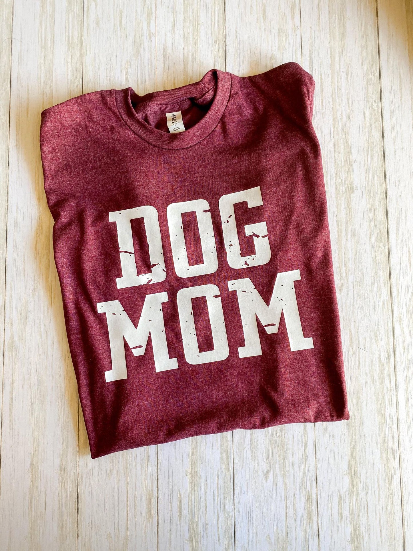 Distressed Dog Mom Tee