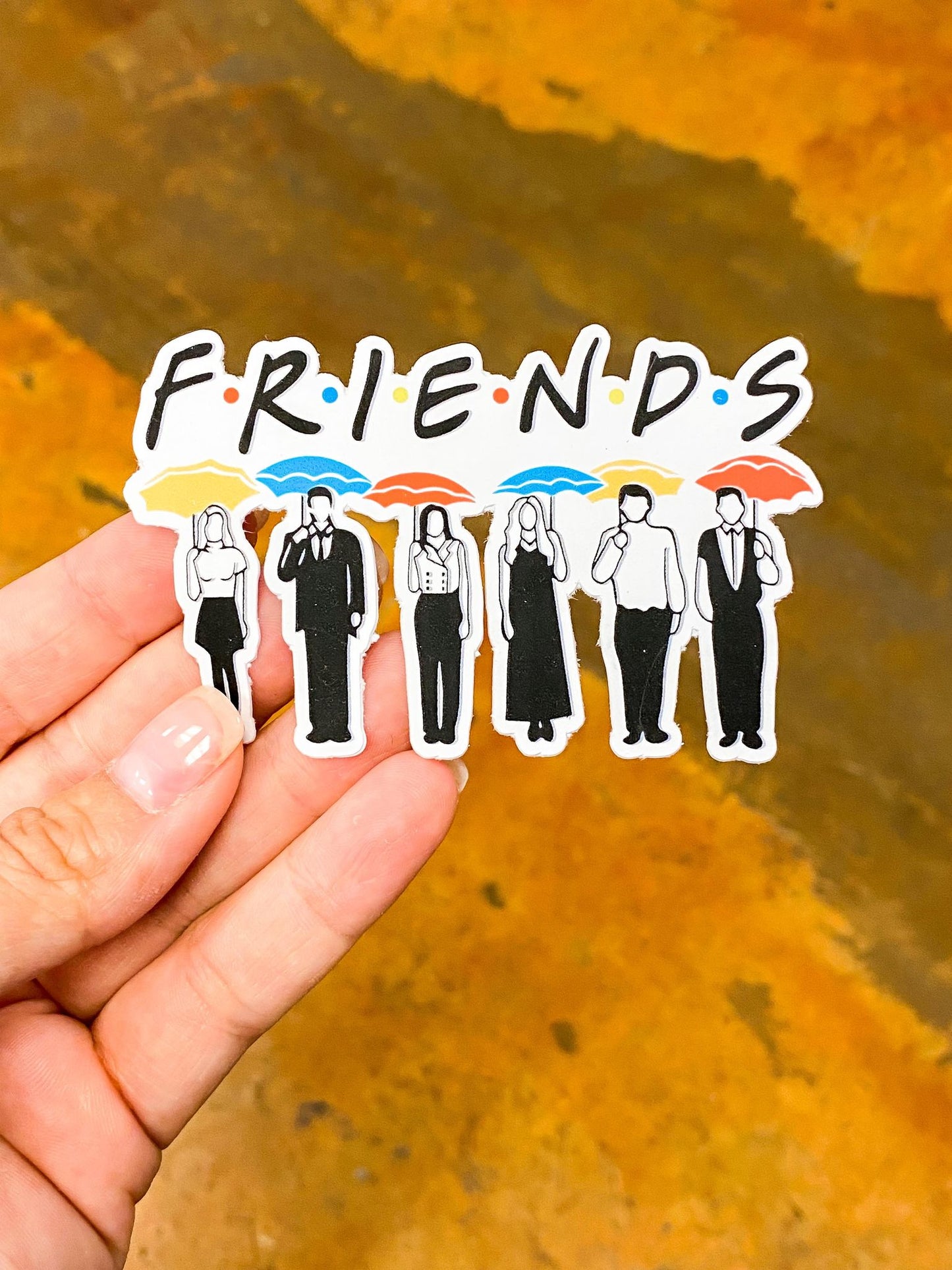 F.R.I.E.N.D.S Umbrellas Sticker