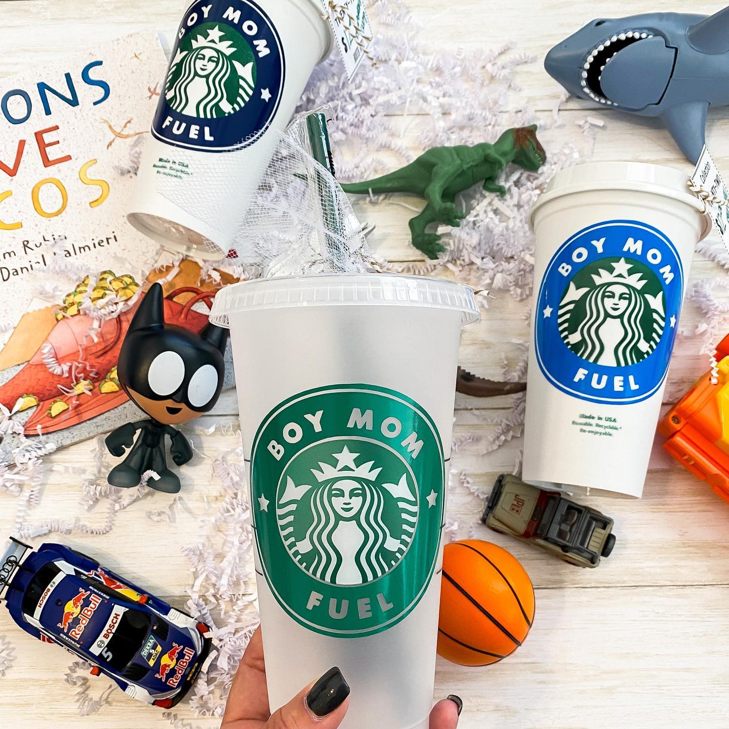 Boy Mom Starbucks Cup
