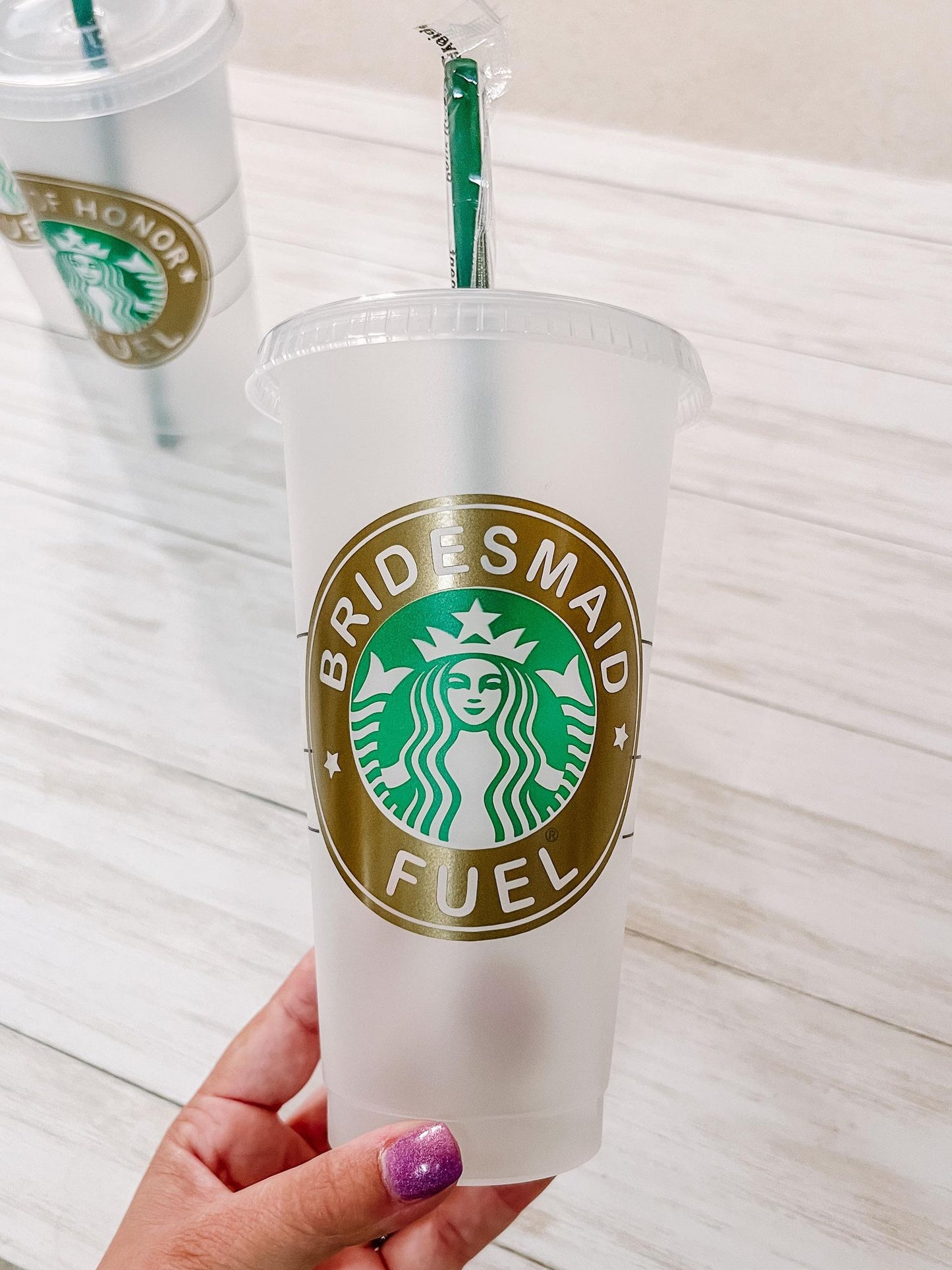 Bridesmaid Fuel Starbies Cup