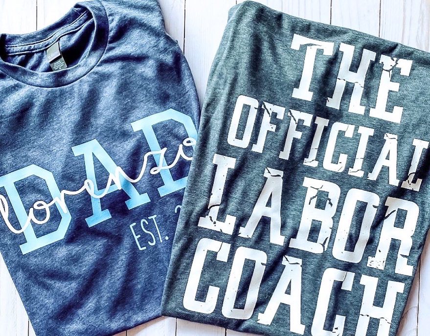 Dad Est. Tee + Official Labor Coach Tee