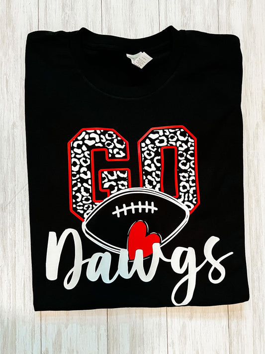 Go Dawgs Leopard Tee