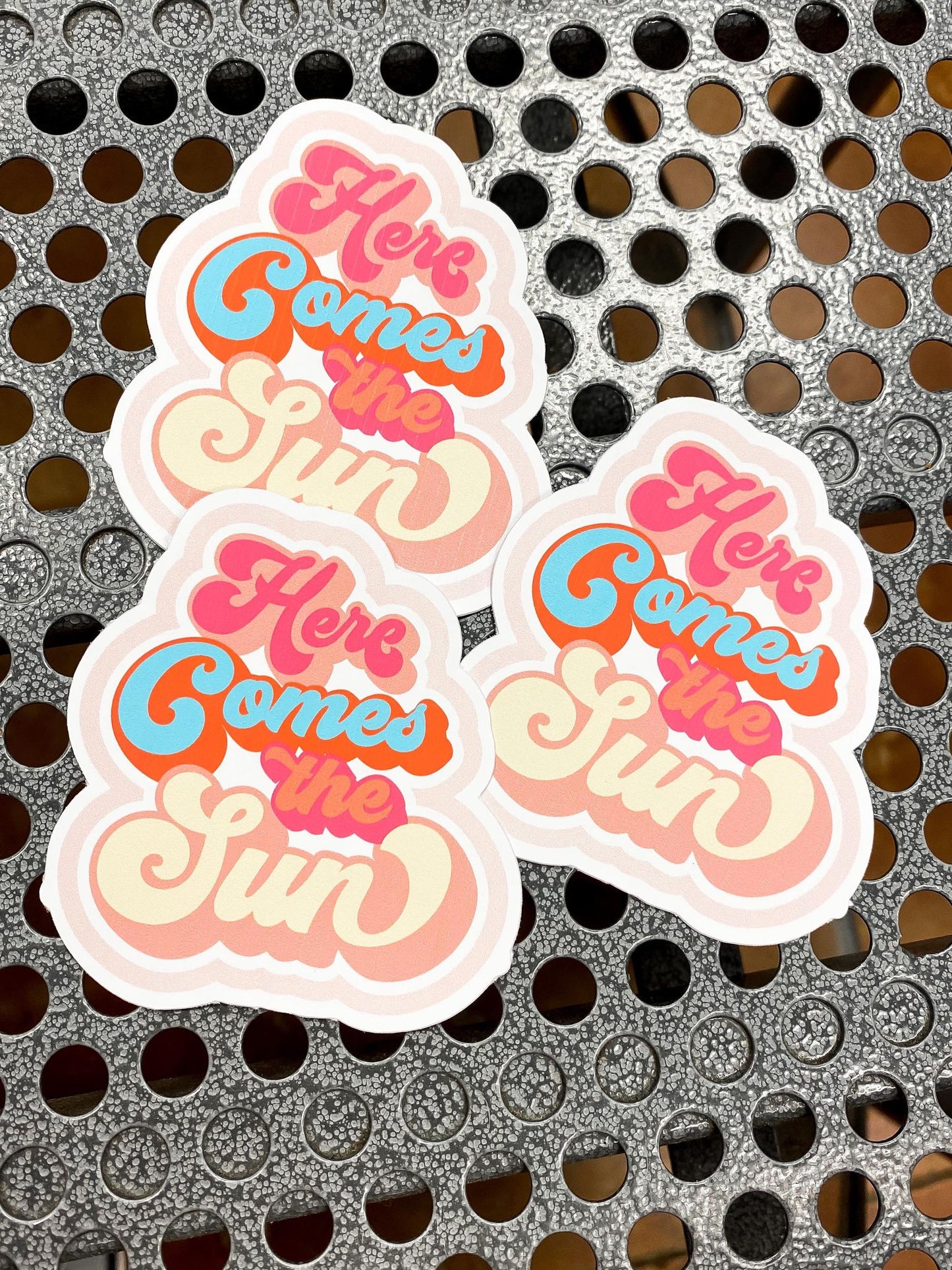 Here Comes The Sun Sticker