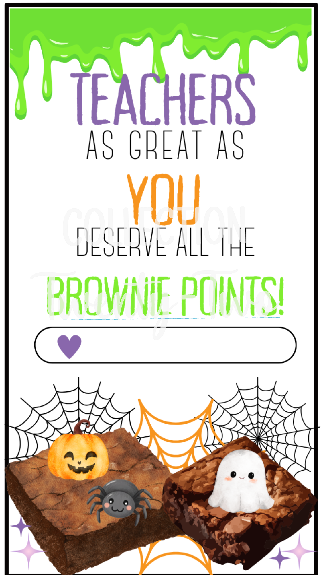 Brownie Points Halloween Tag