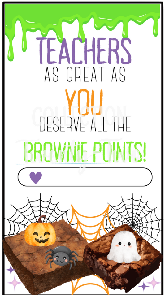 Brownie Points Halloween Tag