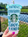 Affirmation Starbies Cup (COLOR CHANGING!)