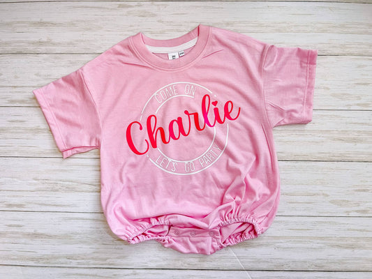 Barbie Inspired Bubble Romper + Tee