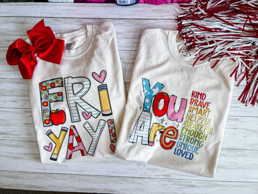 Neutral Teacher Tees