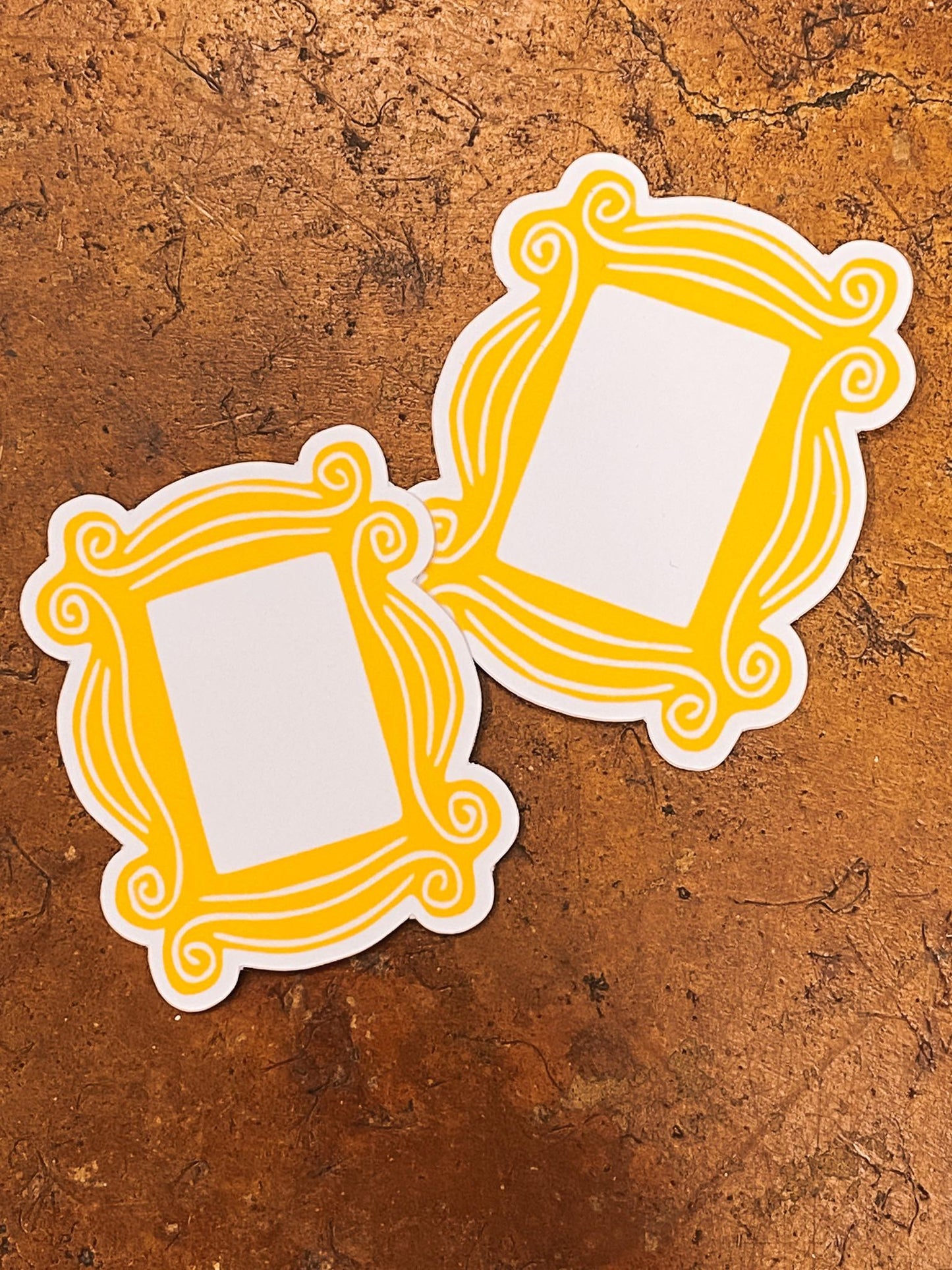 Gold Frame Sticker