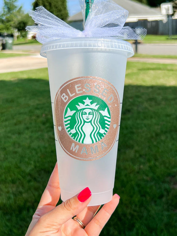 Blessed Mama Starbies Cup