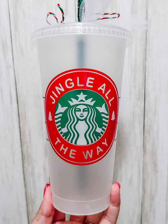 Jingle All The Way Starbies Cup