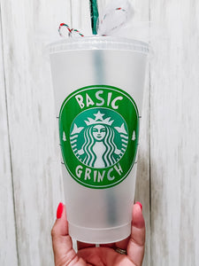 Basic Grinch Starbies Cup
