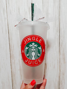 Jingle Juice Starbies Cup