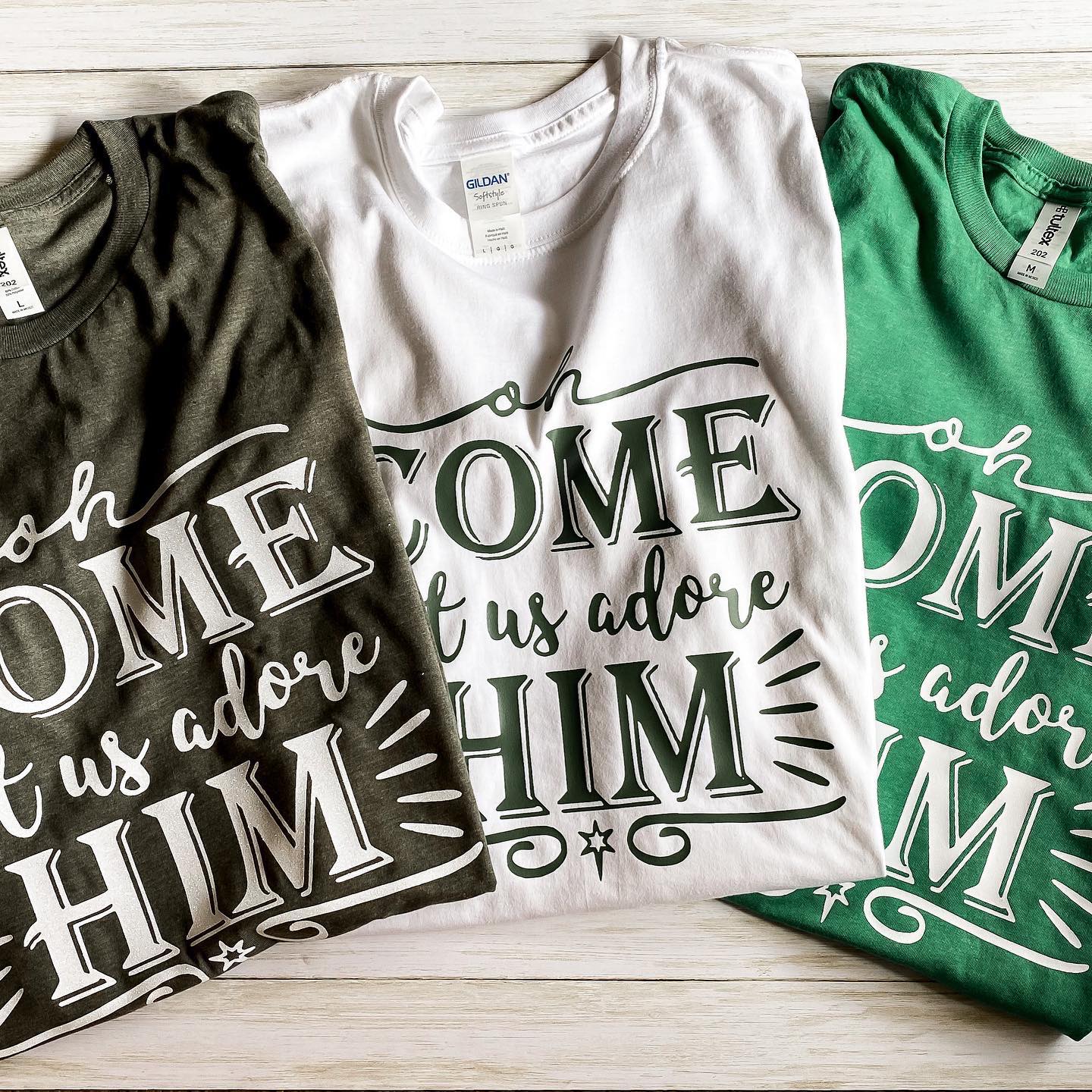 Come Let Us Adore Him Tee