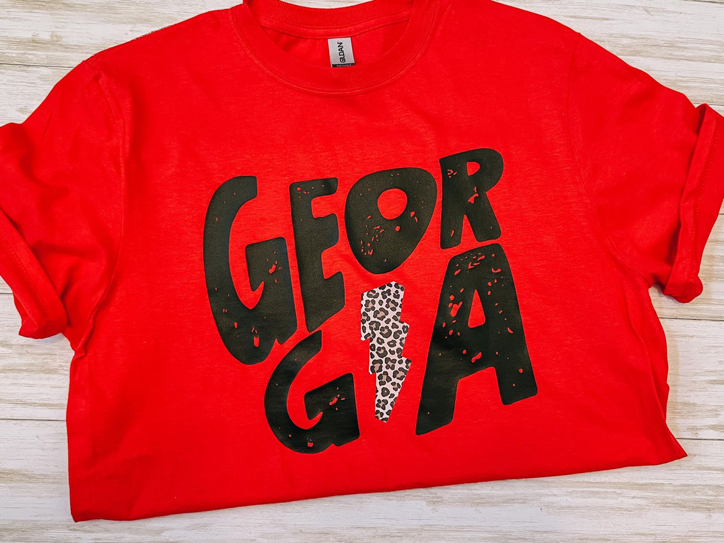 Distressed Georgia Tee