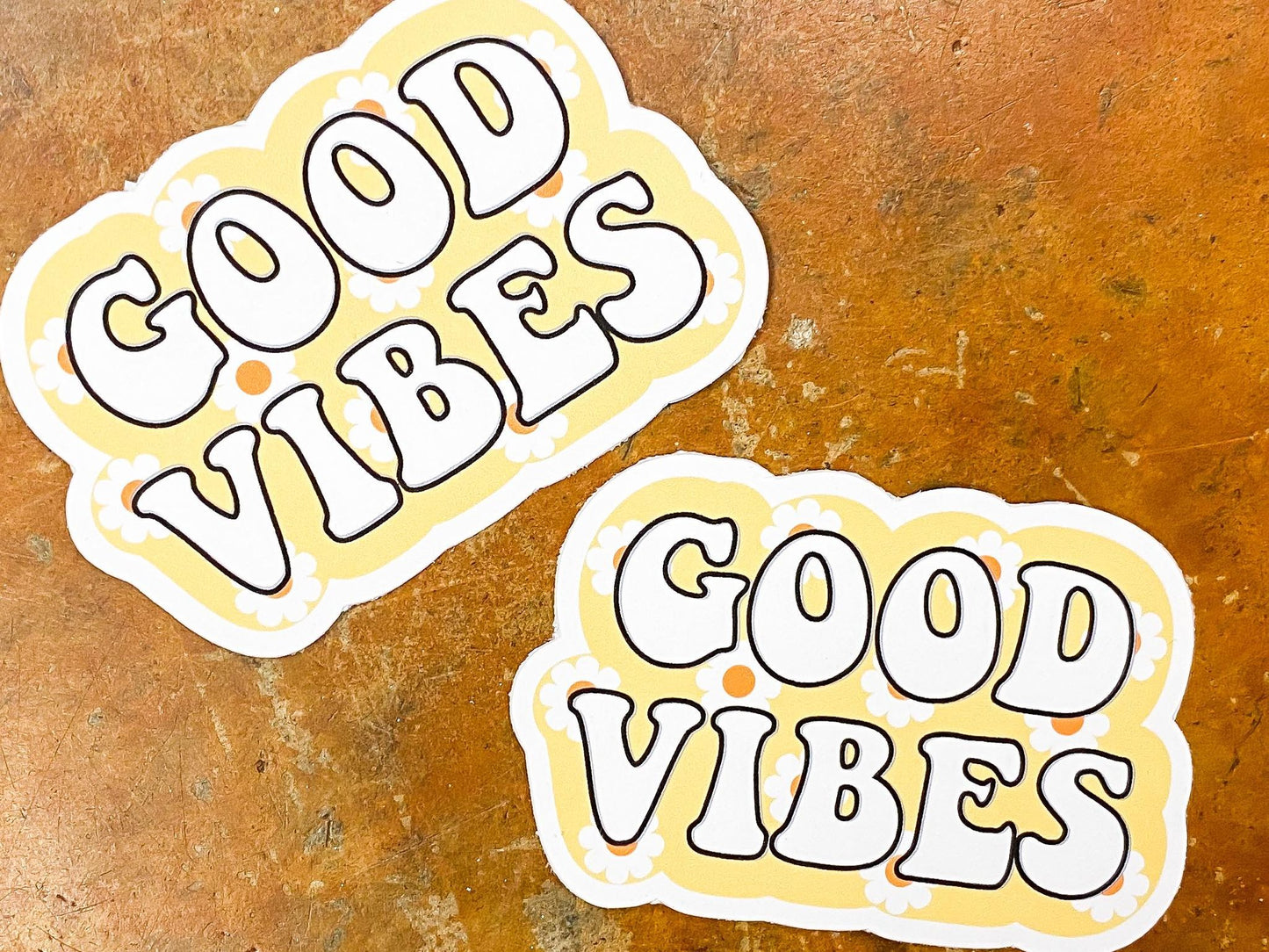 Good Vibes Daisy Sticker