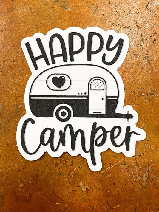 Happy Camper Sticker