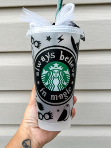Believe In Magic WRAP Starbies Cup