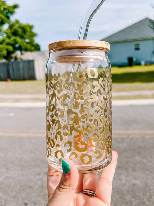 Leopard Print Wrap Coffee Cup