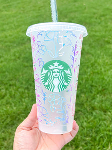 Floral Wrap Starbies Cup