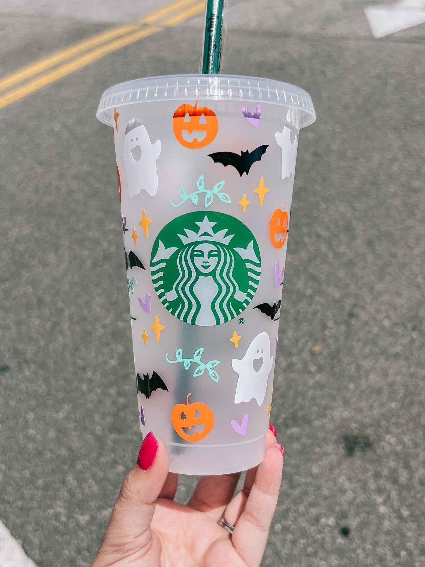 Halloween Icon WRAP Starbies Cup