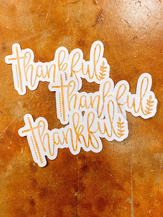 Thankful Sticker